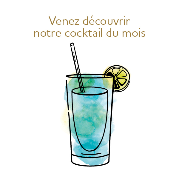 Visuel du cocktail du mois du bar Le 62